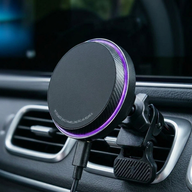 카멜레온360 맥세이프 자석 거치대, 다크그레이, CM360-MAGN