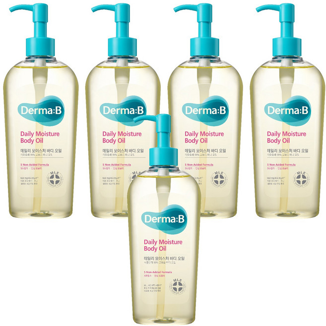 더마비 데일리 모이스처 바디오일, 300ml, 5개