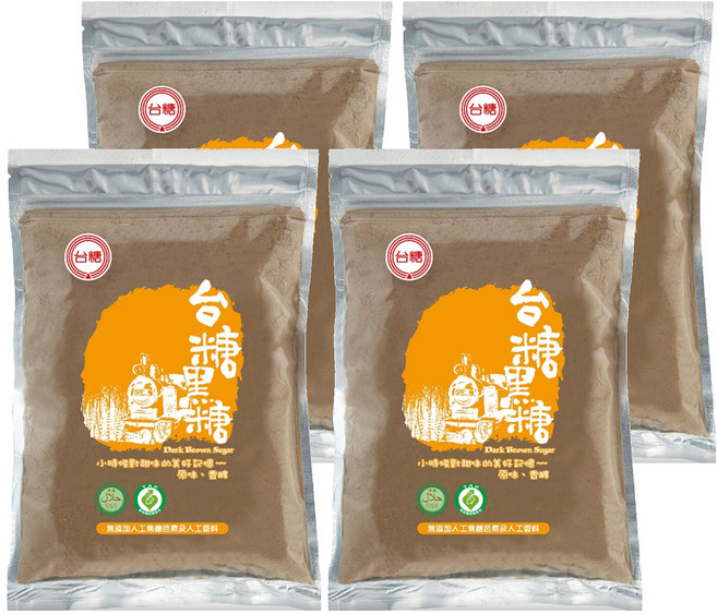 台糖 黑糖, 300g, 4包