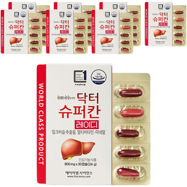 에이치엘사이언스 닥터슈퍼칸 레이디, 30정, 8개