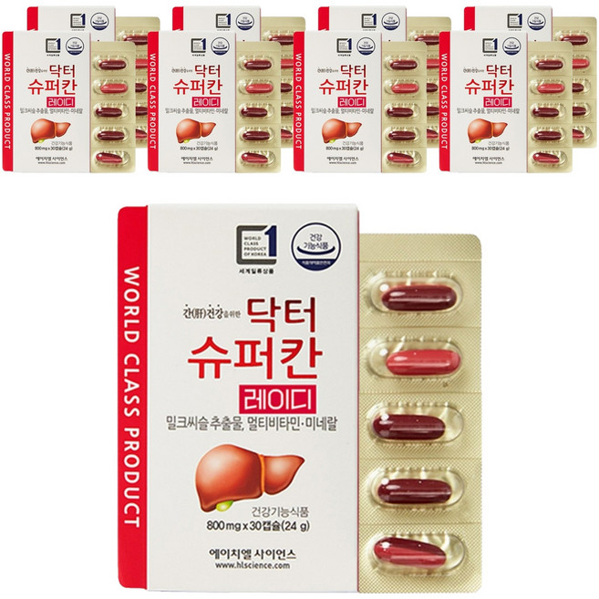 에이치엘사이언스 닥터슈퍼칸 레이디, 30정, 9개