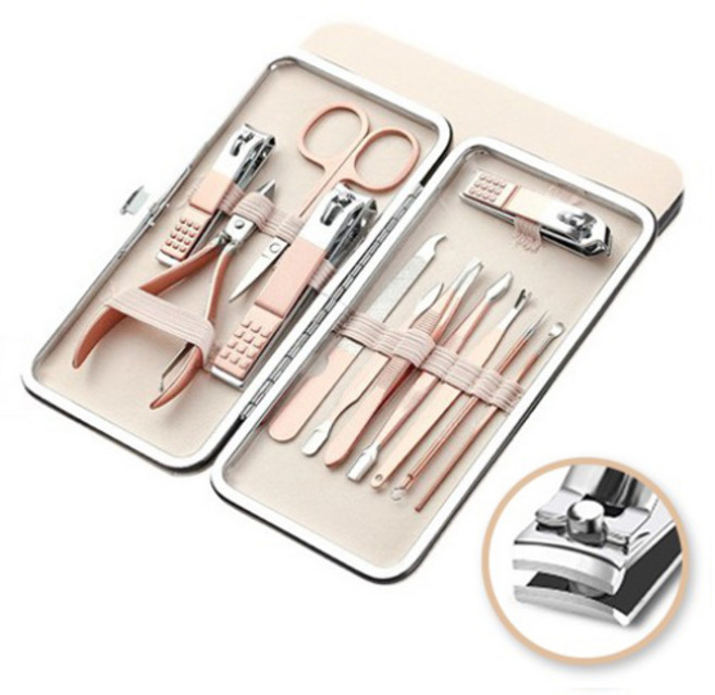 유니트리 손톱깍이 12종 세트, 1세트, 혼합색상