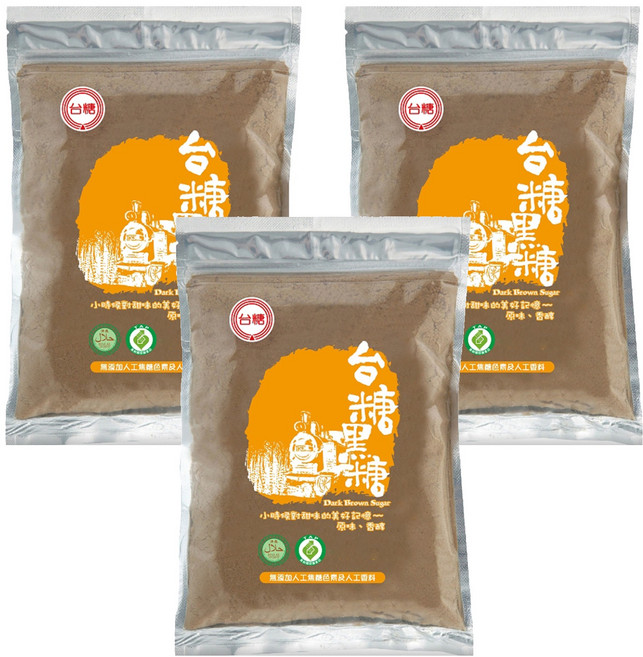 台糖 黑糖, 300g, 3包