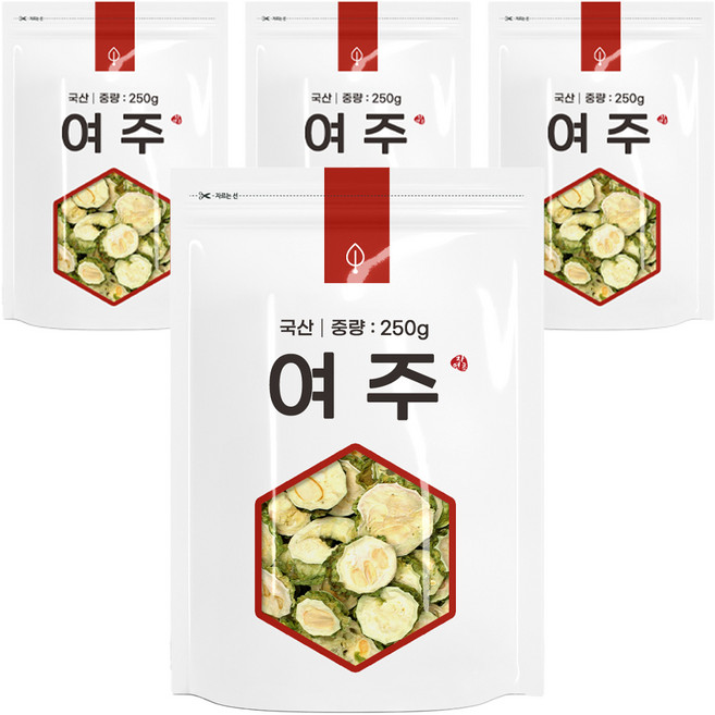 자연초 건조 여주, 250g, 1개입, 4개