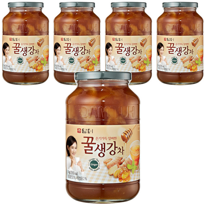 담터 꿀생강차, 1kg, 1개입, 5개