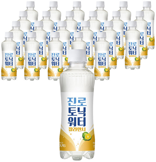 진로토닉워터 하이트진로 깔라만시, 300ml, 24개