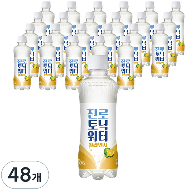 진로토닉워터 하이트진로 깔라만시, 300ml, 48개