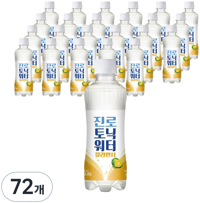진로토닉워터 하이트진로 깔라만시, 300ml, 72개