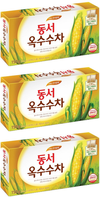 동서 옥수수차, 10g, 15개입, 3개