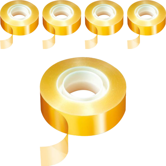 3M Scotch 550 多用途膠帶, 黃色, 5入