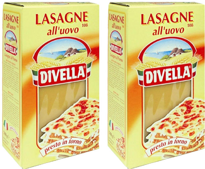 디벨라 라자냐 파스타, 500g, 2개