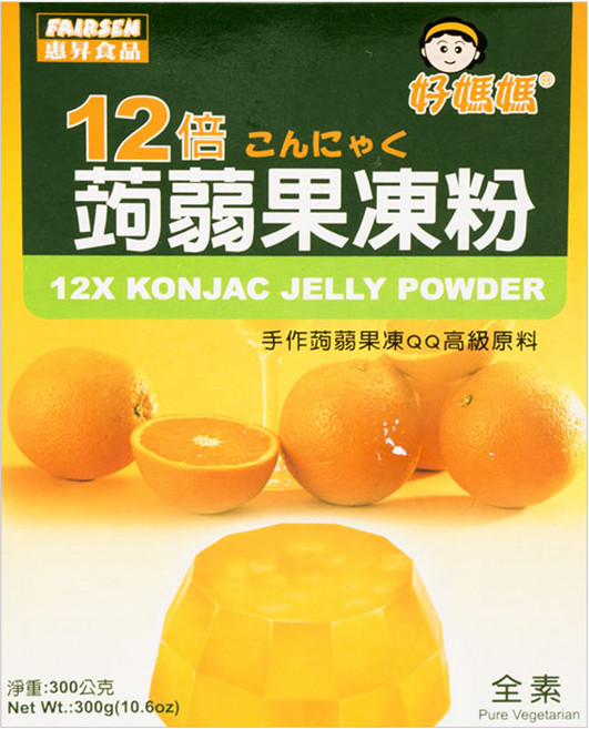 FAIRSEN 惠昇食品 好媽媽 12倍蒟蒻果凍粉, 300g, 1盒