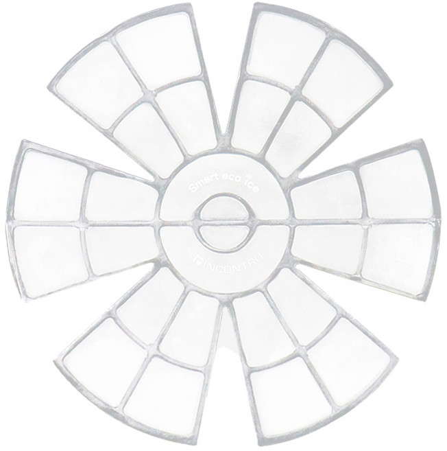 인콘트로 스마트 에코 아이스 울트라 캡패드 22도, 투명, 1개