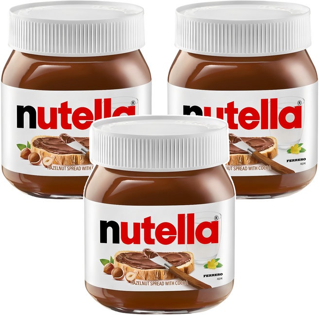 누텔라 스프레드, 370g, 3개