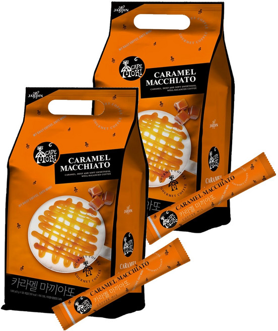 까페모리 카라멜마끼아또 커피믹스, 60개입, 2개, 12g