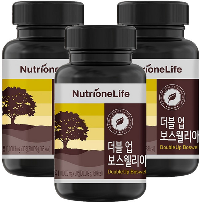 뉴트리원 더블 업 보스웰리아 추출물분말 30.009g, 30정, 3개