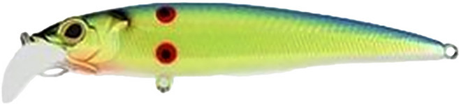 Strike Pro 捲舌米諾 假餌 v BASS, 黃色, 27.3g, 1個