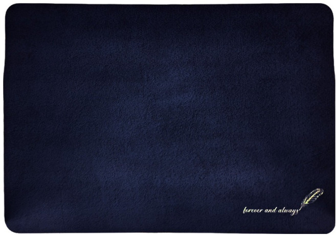 超級工廠 矽藻土軟地墊 50 x 80cm 藏青色, 1個