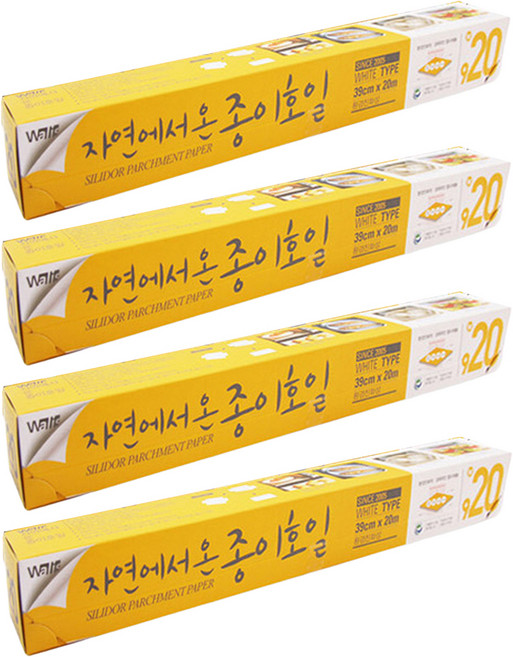 월리스 자연에서 온 종이호일 롤타입, 20m, 1개입, 4개