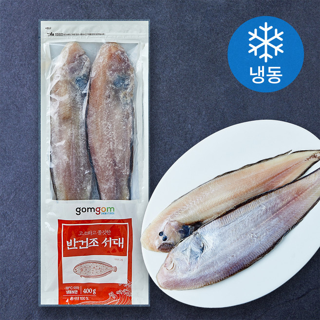 곰곰 반건조 서대 (냉동), 1개, 400g