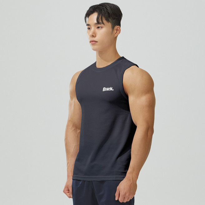 blackmonsterfit 男士涼感透氣涼爽機能無袖上衣