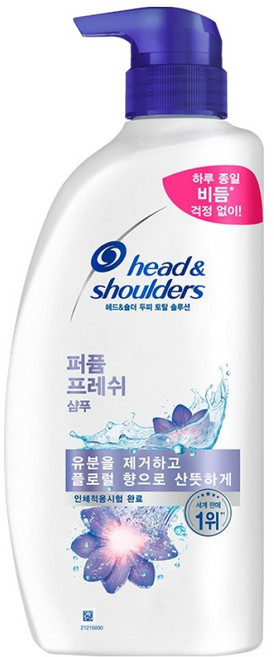 헤드앤숄더 퍼퓸 프레쉬 샴푸 플로럴향, 800ml, 1개