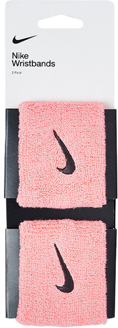 NIKE 耐吉 SWOOSH 多色腕帶, 珊瑚粉, 1雙