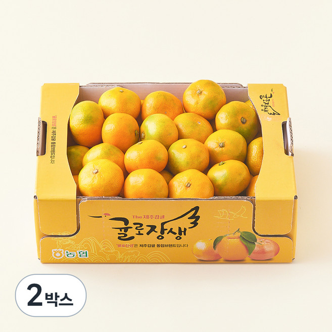 귤로장생 당도선별 10brix 감귤 꼬마과, 1.5kg, 2박스