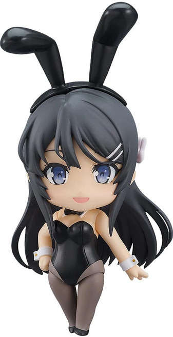 GOOD SMILE COMPANY 黏土人 青春豬頭少年不會夢到兔女郎學姊 櫻島麻衣 兔女郎Ver. 可動模型, 1個