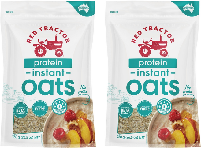 RED TRACTOR 紅色拖拉機 大豆蛋白燕麥片, 750g, 2包
