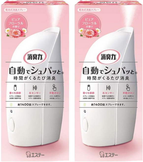 ST 雞仔牌 消臭力 自動消臭芳香噴霧機 純淨花香, 39ml, 4盒