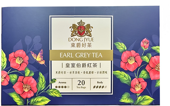 DONG JYUE 東爵好茶 皇室伯爵紅茶, 2g, 20包, 1盒