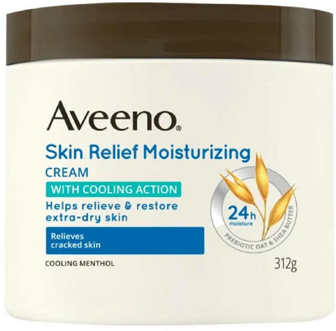 Aveeno 燕麥高效舒緩潤膚霜, 312g, 1件