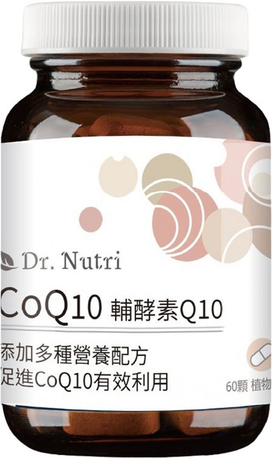Dr. Nutri 芯漾生醫 輔酵素Q10, 60顆, 570mg, 1瓶