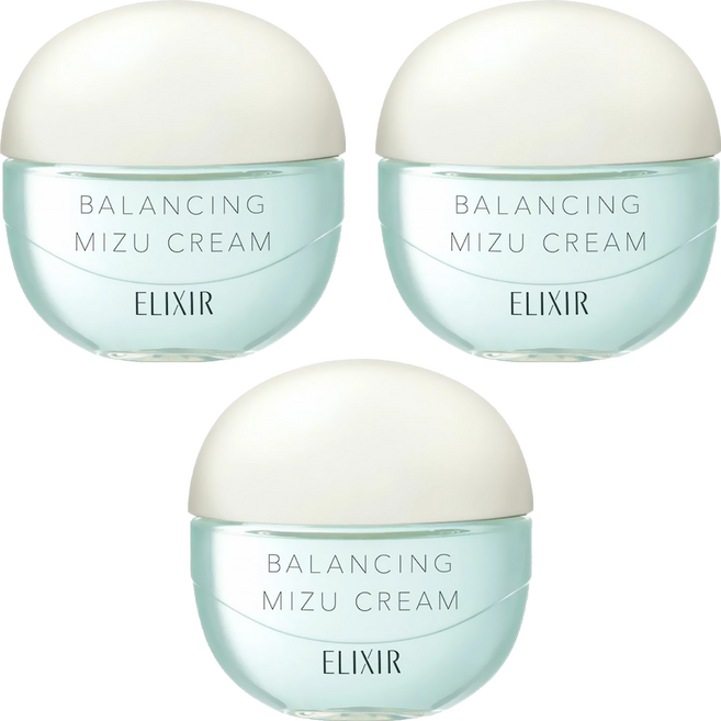 ELIXIR 怡麗絲爾 平衡保濕水凝霜, 60g, 3罐