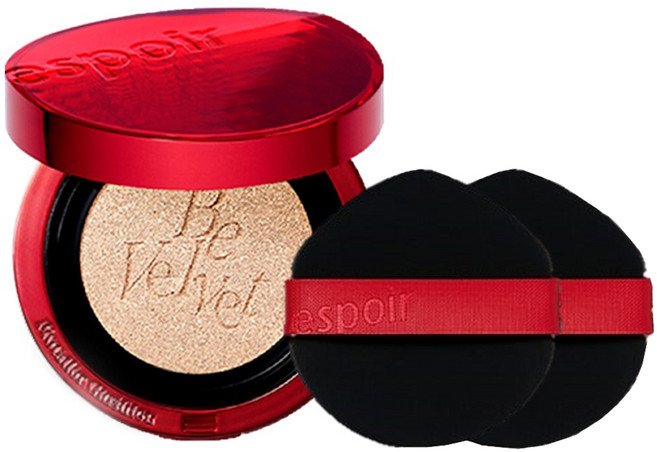 에스쁘아 프로테일러 비벨벳 커버 쿠션 파운데이션 뉴클래스 본품 13g +퍼프 세트, 22호 페탈, 1개