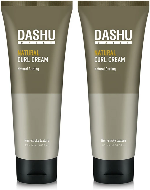 다슈 데일리 내추럴 컬 크림, 150ml, 2개 - 쿠팡