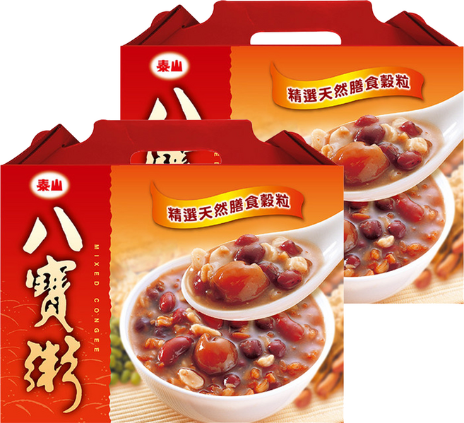 TAISUN 泰山 八寶粥禮盒 12罐, 3.96kg, 2盒