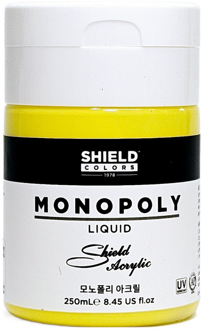 쉴드 모노폴리 아크릴물감 603 Lemon yellow, 250ml, 1색
