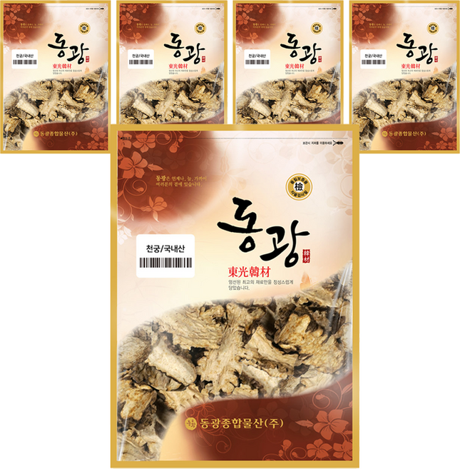 동광한방몰 천궁 국내산, 100g, 5개