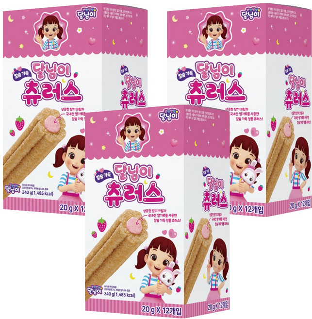 명도물산 달님이 츄러스 12p, 240g, 3개