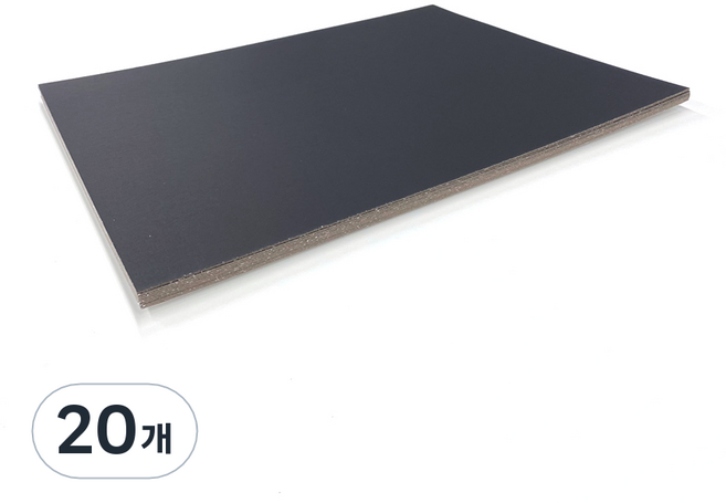 硬紙板 1T 黑色, 4開, 20個