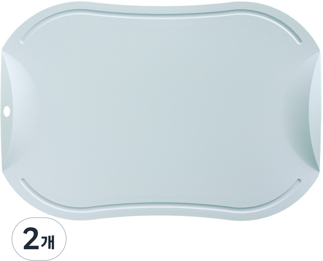 도블레 국산 특허받은 칼집나지 않는 항균도마, 스카이블루, 2개