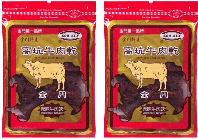 高坑 原味牛肉乾, 160g, 2包