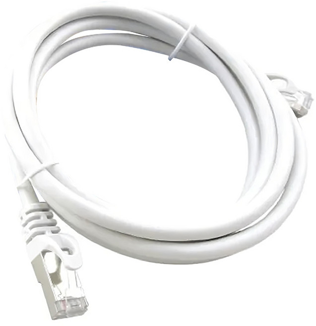 POLYWELL 寶利威爾 CAT6A 高速乙太網路線 PW15-W58, 40m, 白色, 1條