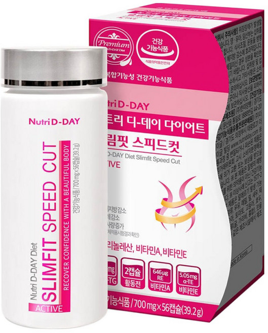 뉴트리디데이 디데이 다이어트 슬림핏 스피드컷, 56정, 1개