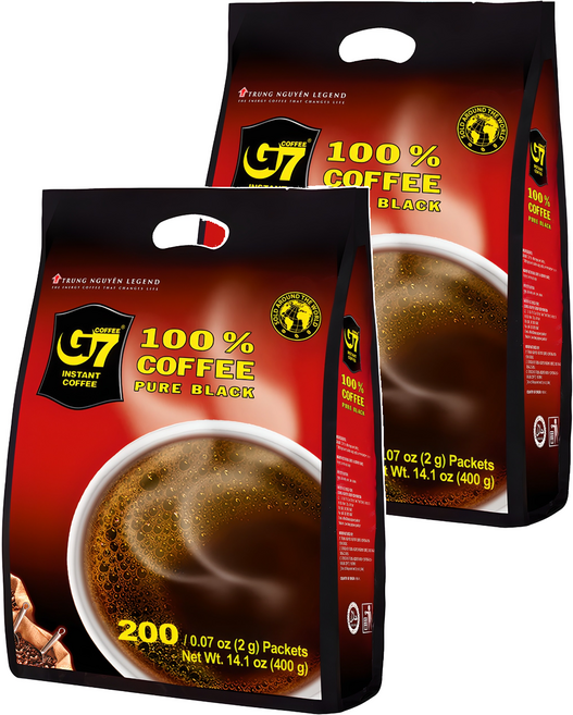 G7 블랙 커피, 2g, 200개입, 2개