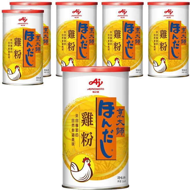 HONDASHI 烹大師 雞粉罐, 1kg, 6罐