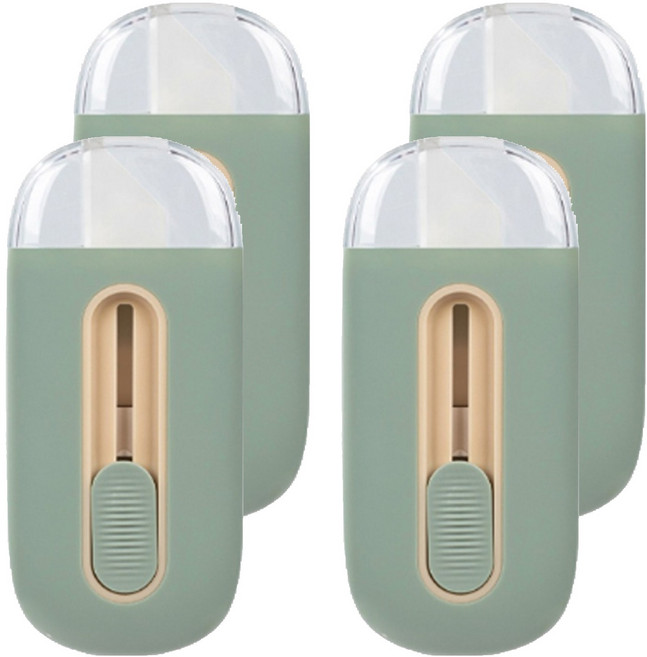 델리 포켓 세라믹 안전컷터 TD262, 그린, 4개