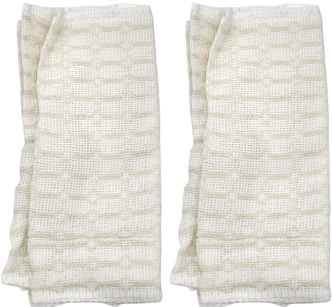 MIKA HOUSE 橘之屋 天然絹棉沐浴巾 溫和柔軟 絹絲觸感細緻不傷膚 規格24 x 100cm 絹30%+棉70%, 米色, 2條, 1條